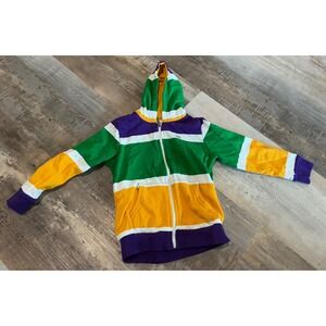 Mardi Gras Creations Kids 24M Hooded Zip Up Jacket